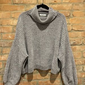 Gray Chunky Knit Sweater